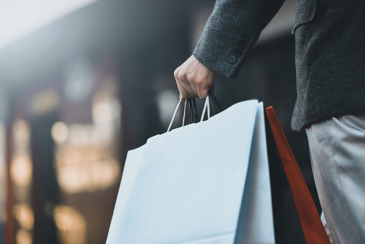 Man With Shopping Bags